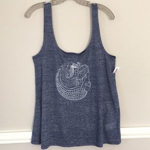 Old Navy NWT Denim Blue mermaid tank top. Large.